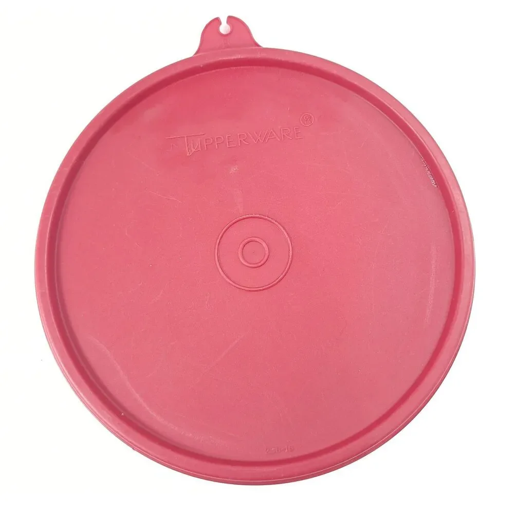 Vintage Tupperware 238-18 B tab Red Lid cap for food container storage ONLY